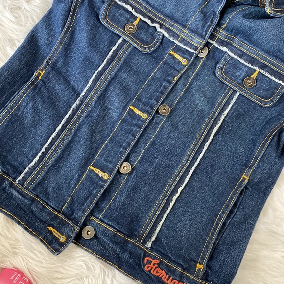 🌈[ Fiorucci ] Embellished Denim Jacket - Picture 10 of 11